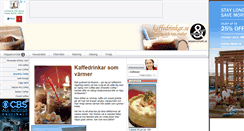 Desktop Screenshot of kaffedrinkar.se